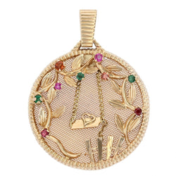 Pendentif ancien en or de sentiment - Castafiore