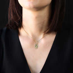 Pendentif ANCIEN Sainte thérèse en or jaune - Castafiore