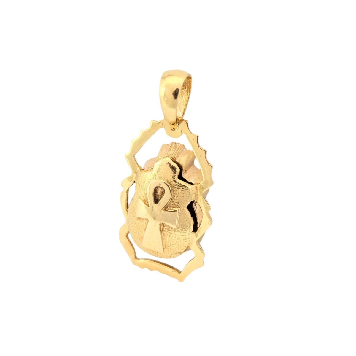 Pendentif animalier en or jaune, rubis et diamant - Castafiore