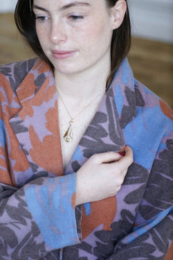 Pendentif Art Déco Diamants Or Jaune et Platine - Castafiore