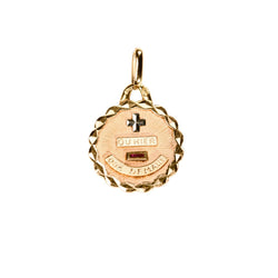 Pendentif AUGIS en or jaune, or rose, or blanc et rubis - Castafiore