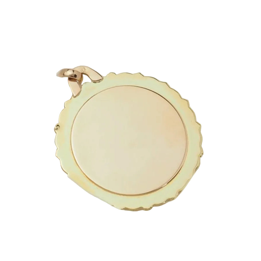 Pendentif Augis en or jaune, rubis et diamant - Castafiore