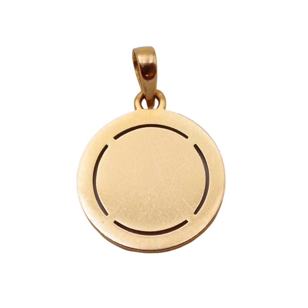 Pendentif AUGIS "Halo" en or jaune, or blanc, rubis et diamants - Castafiore