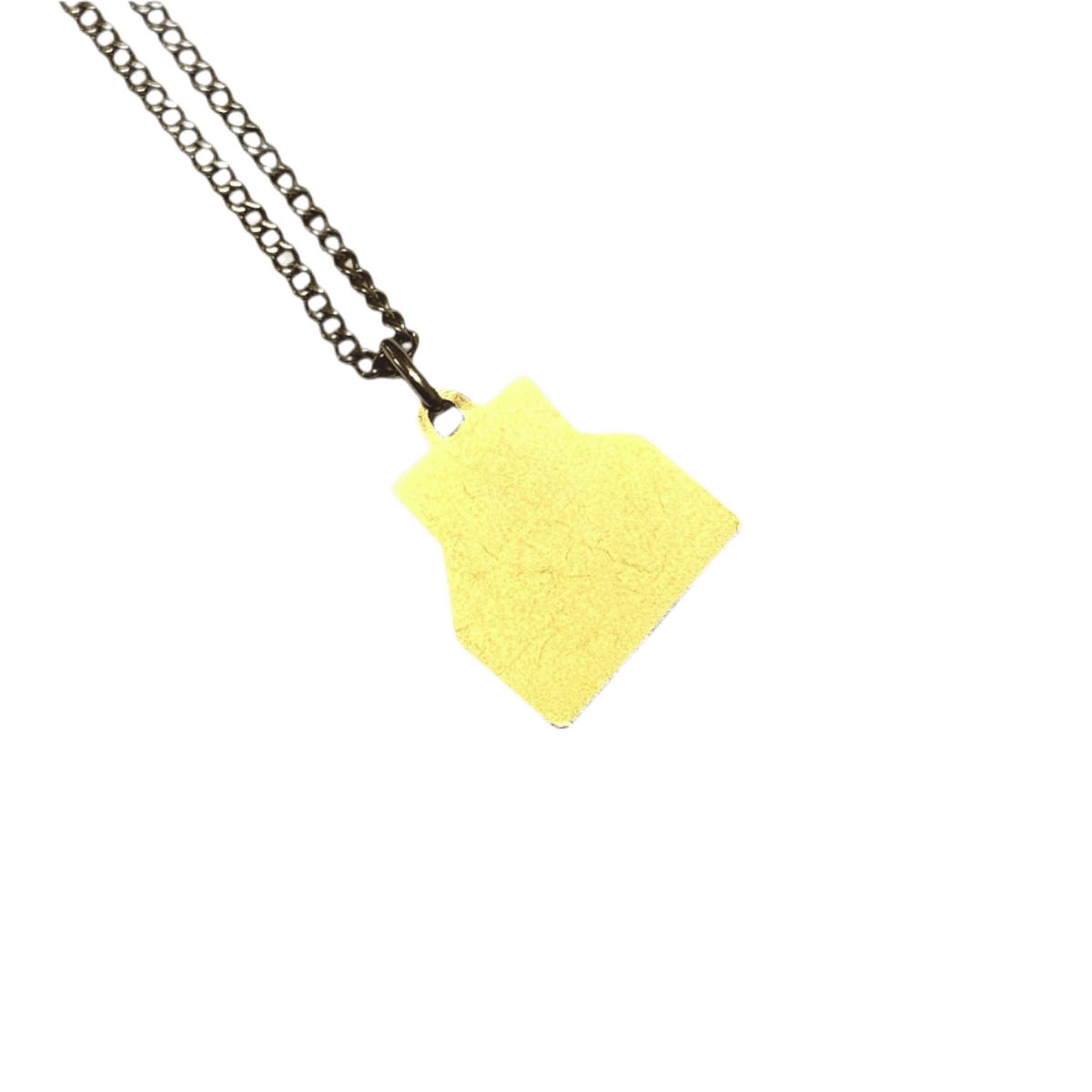 Pendentif AUGIS "Lettre d'Amour" en or jaune et rubis - Castafiore