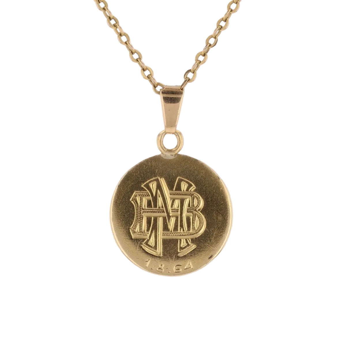 Pendentif AUGIS Médaille en or jaune - Castafiore
