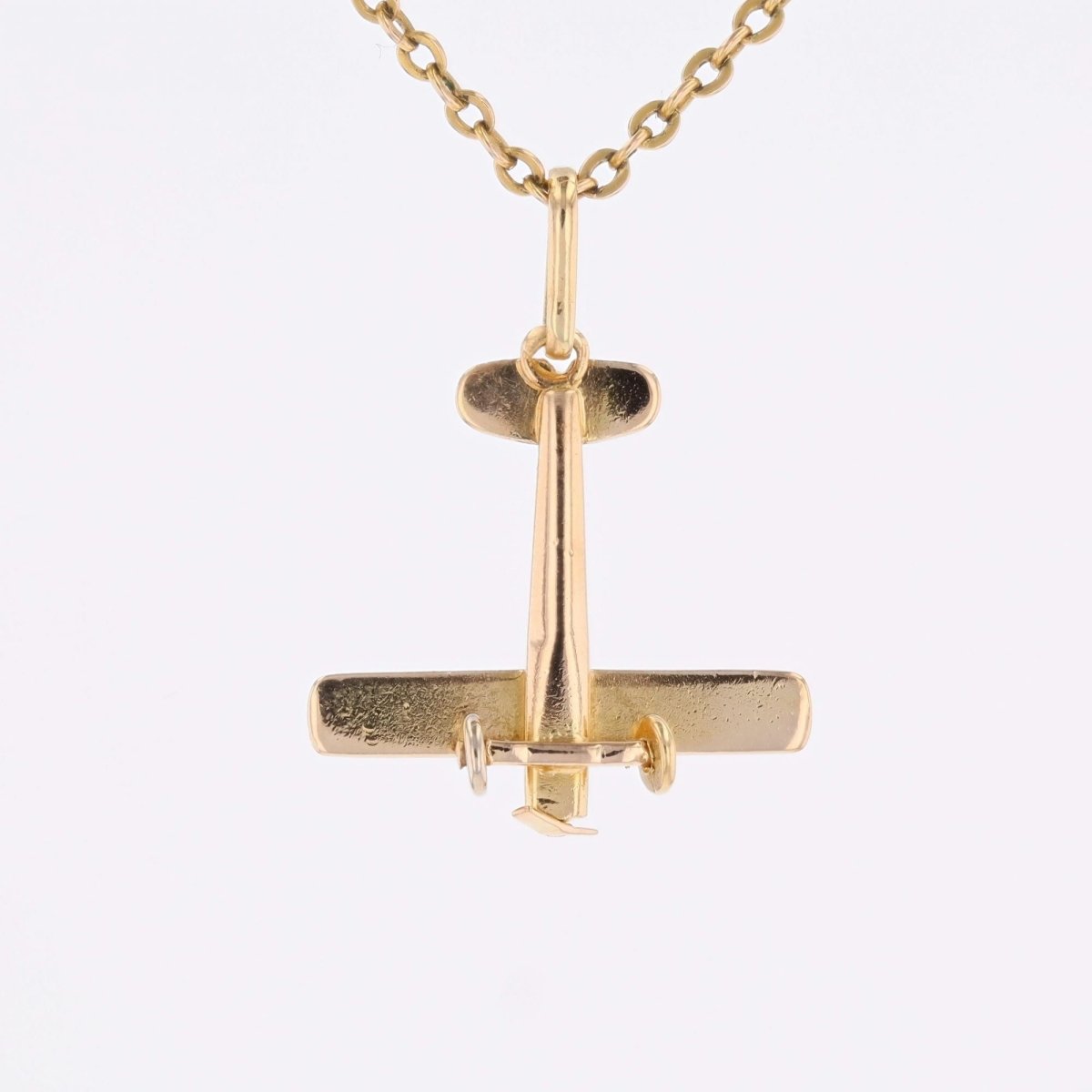 Pendentif avion en or jaune - Castafiore