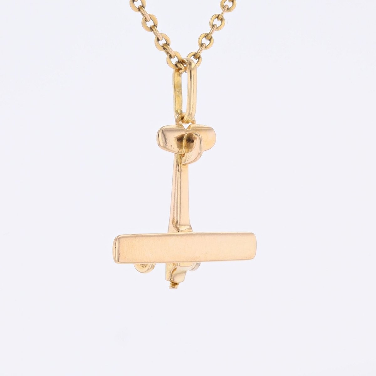 Pendentif avion en or jaune - Castafiore