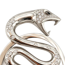 Pendentif BOUCHERON "Trouble Serpent" GM en or blanc et diamants - Castafiore