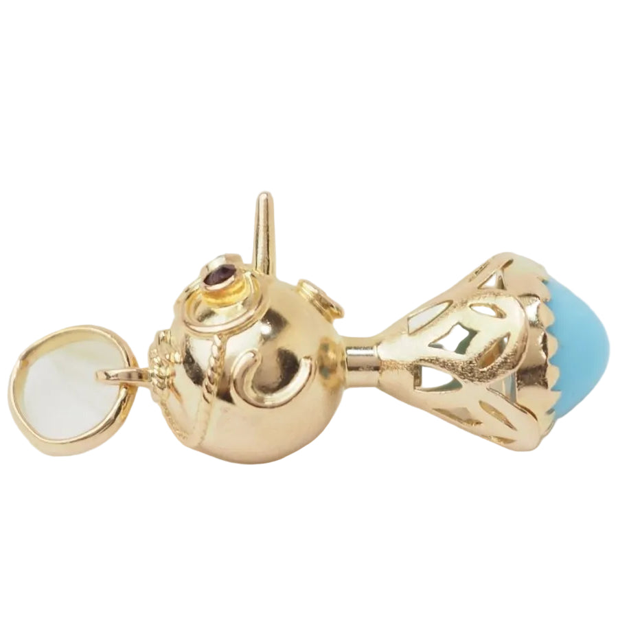 Pendentif breloque figurine en or jaune - Castafiore