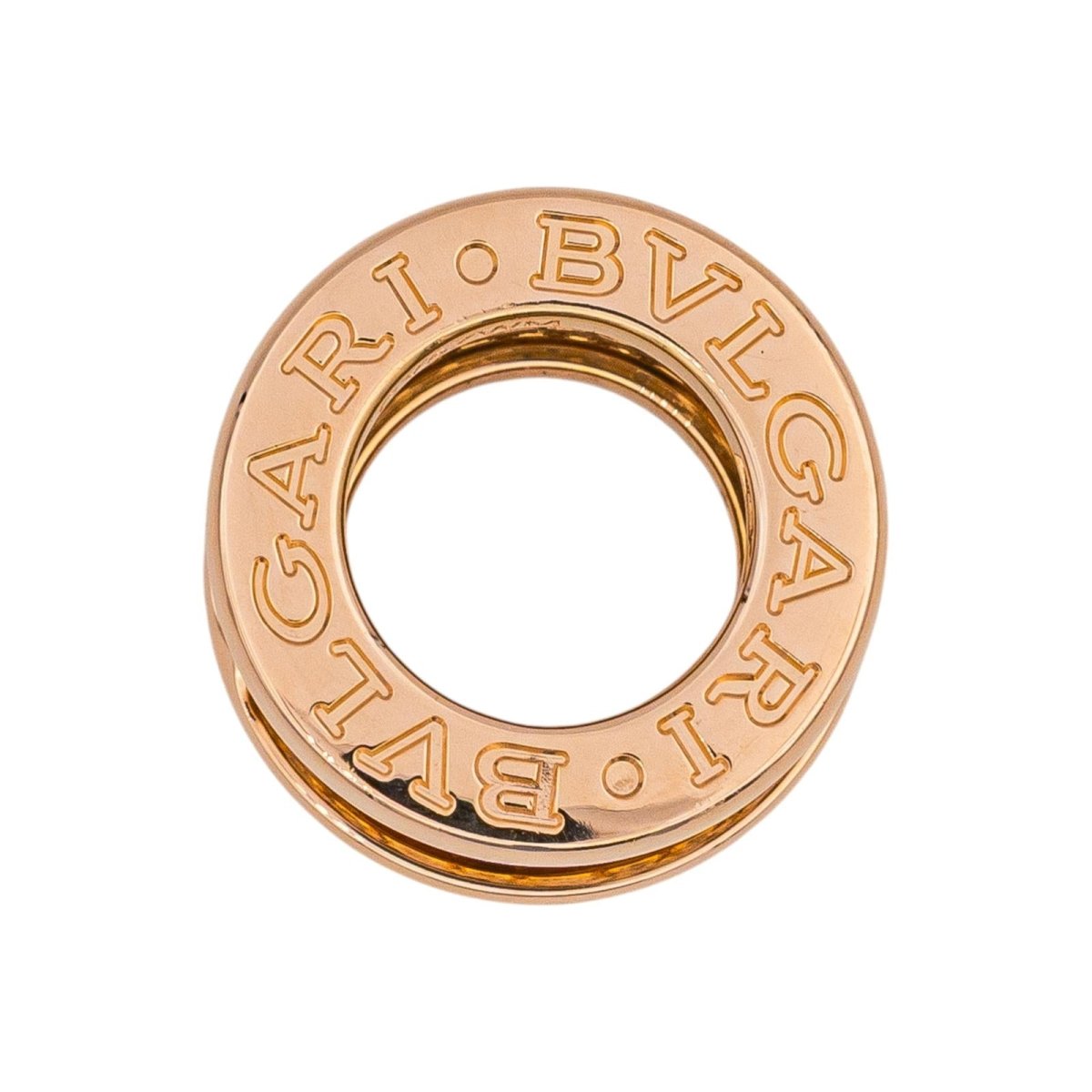 Pendentif BULGARI "B.Zero1" en or rose et diamant - Castafiore