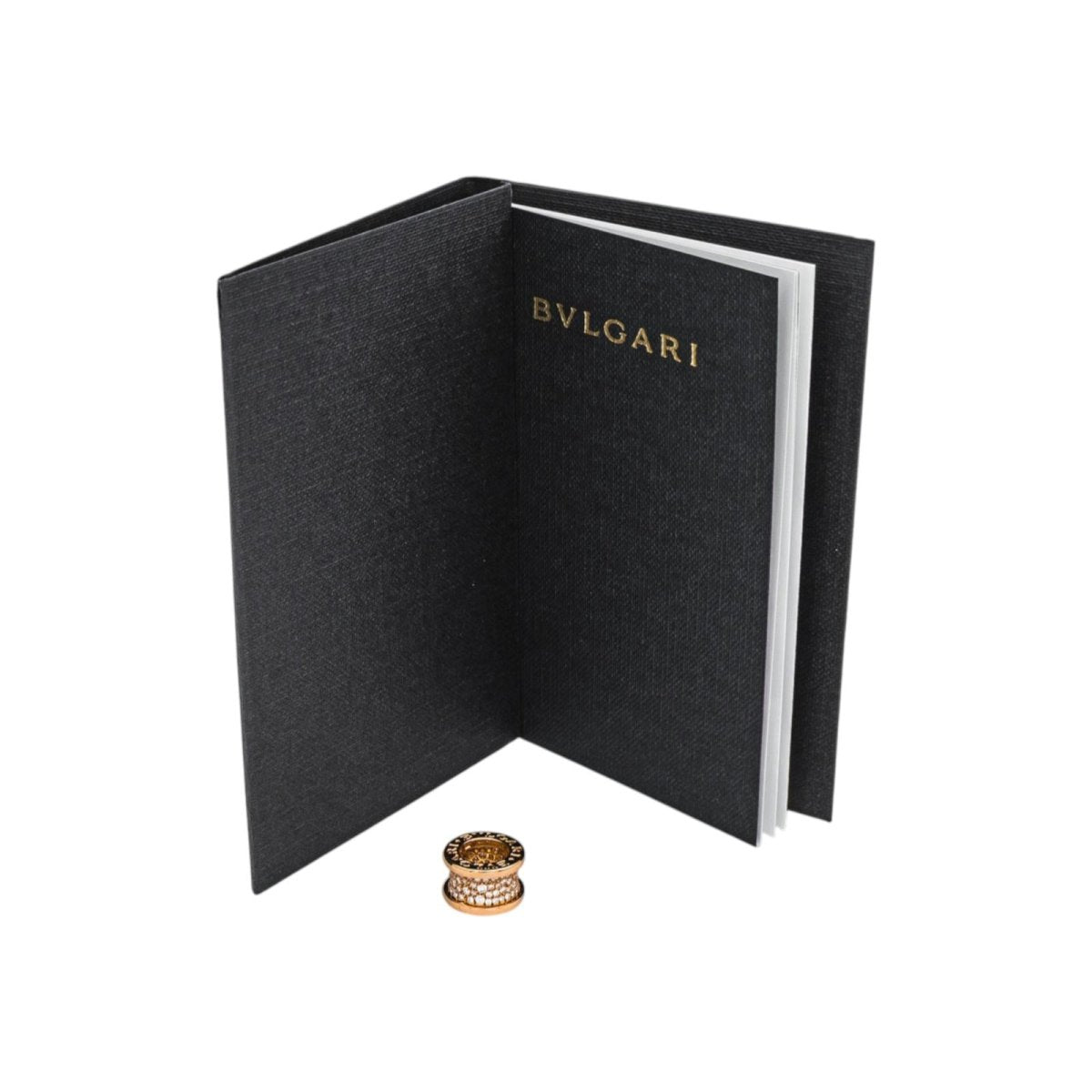 Pendentif BULGARI "B.Zero1" en or rose et diamant - Castafiore