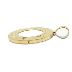 Pendentif BULGARI en or blanc, or jaune, nacre et onyx - Castafiore