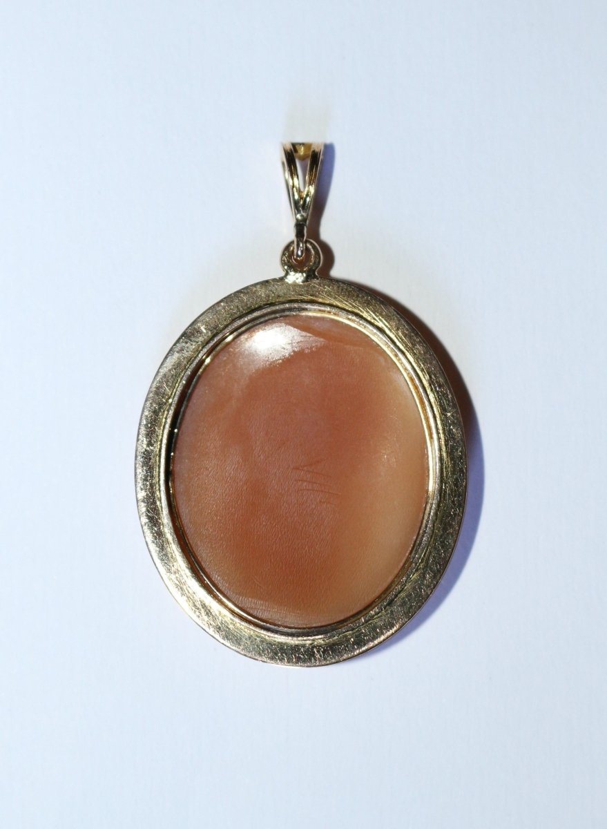 Pendentif camée ancien en or jaune - Castafiore