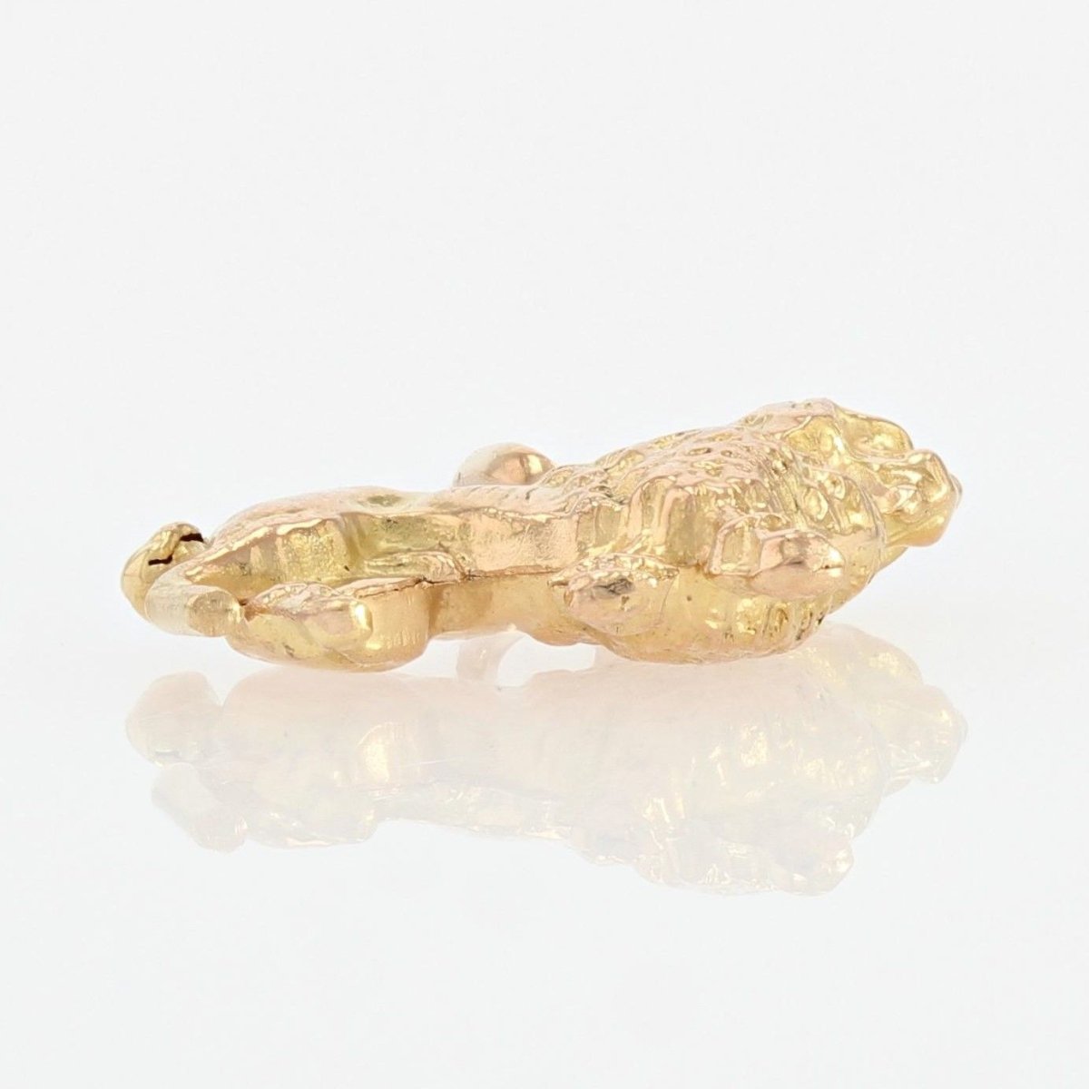 Pendentif caniche en or jaune - Castafiore