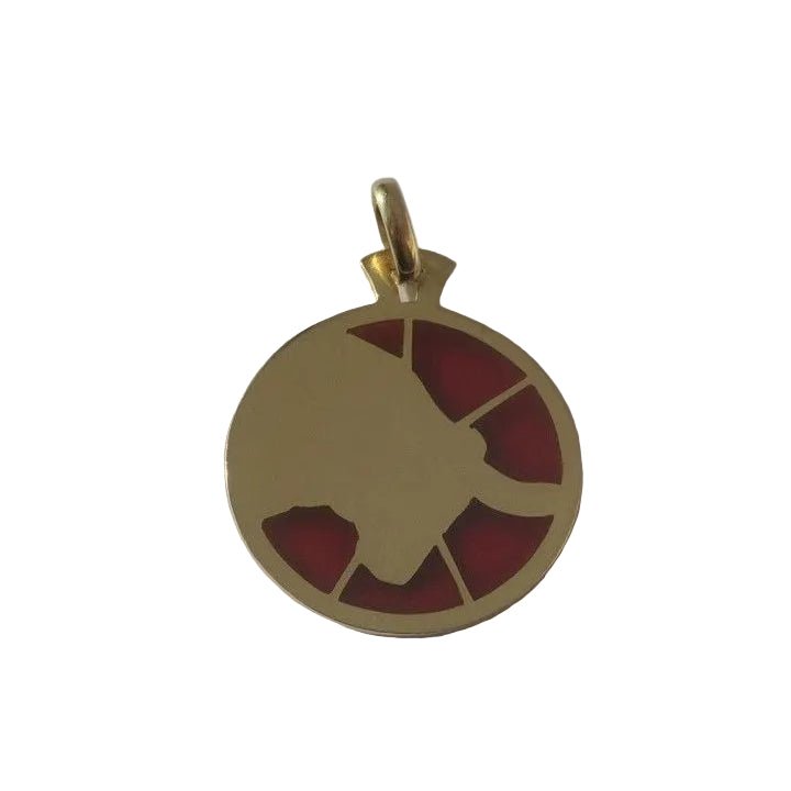 Pendentif CARTIER en or jaune et émail - Castafiore