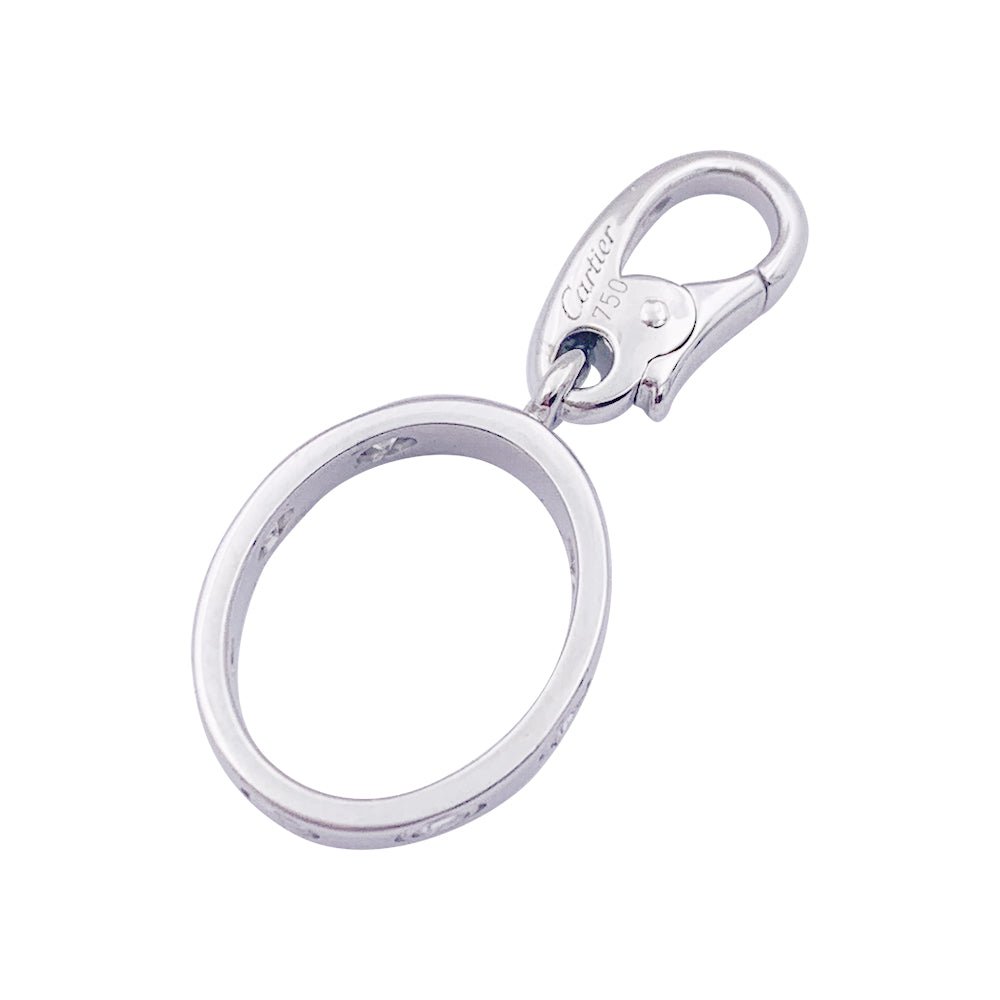 Pendentif CARTIER "Love" en or blanc et diamant - Castafiore