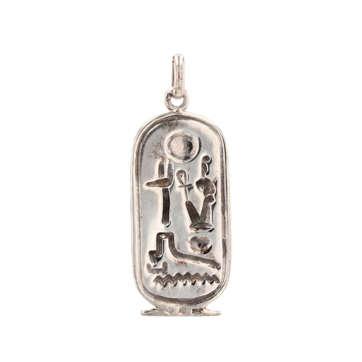 Pendentif CARTOUCHE Égyptien en argent - Castafiore