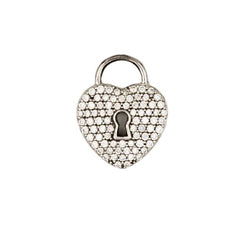 Pendentif Charme TIFFANY & CO. en platine et diamant - Castafiore