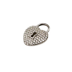 Pendentif Charme TIFFANY & CO. en platine et diamant - Castafiore