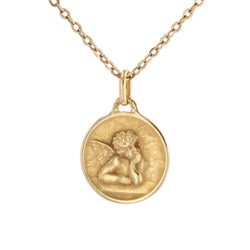Pendentif Chérubin en or jaune - Castafiore