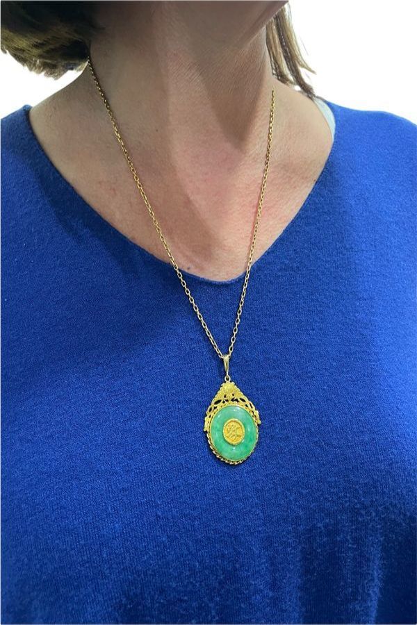 PENDENTIF CHINOIS EN JADE - Castafiore
