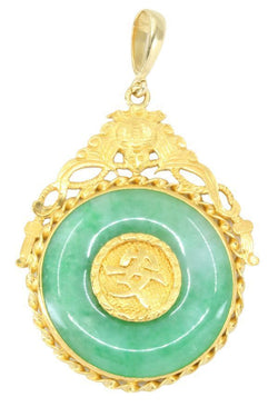 PENDENTIF CHINOIS EN JADE - Castafiore