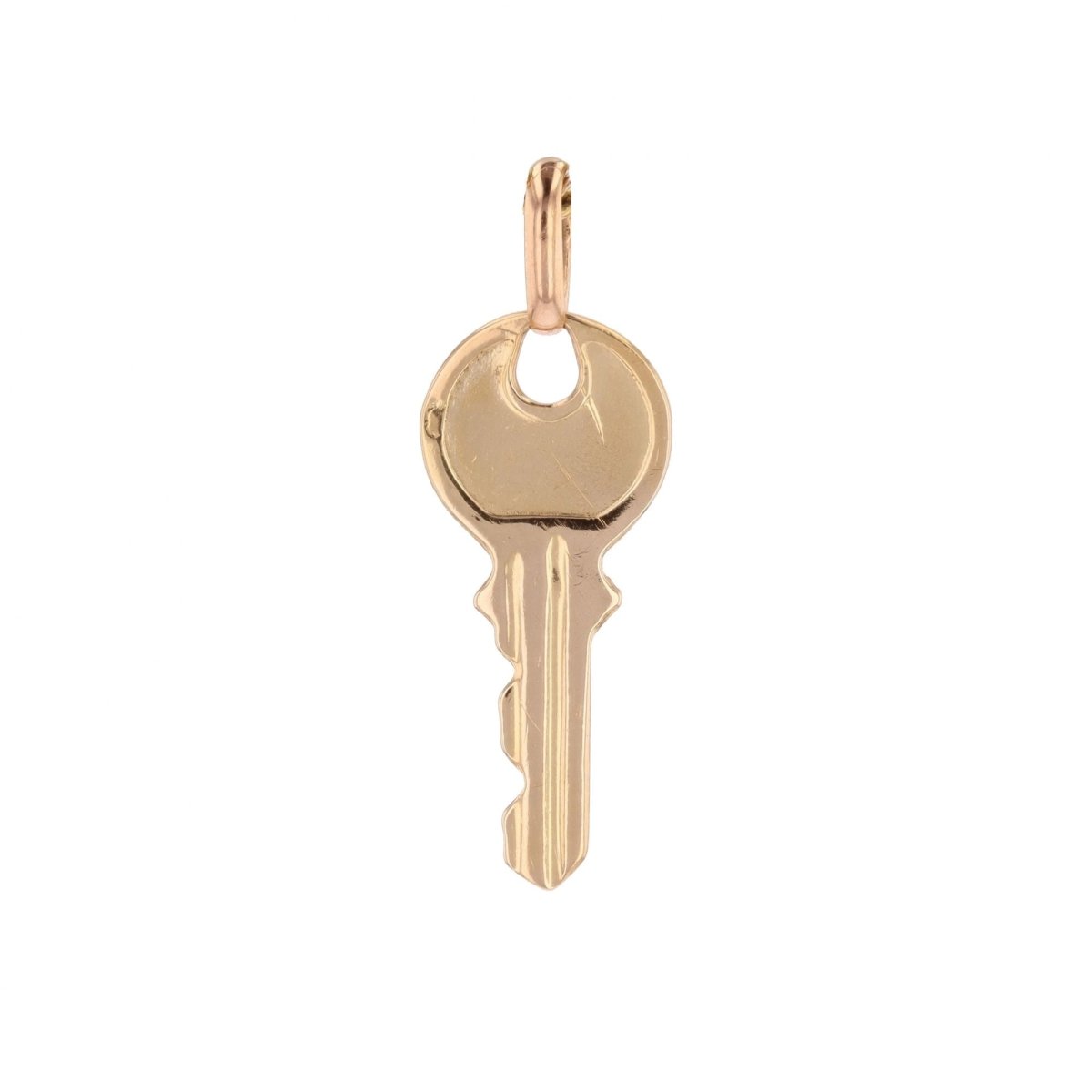 Pendentif clé en or jaune - Castafiore