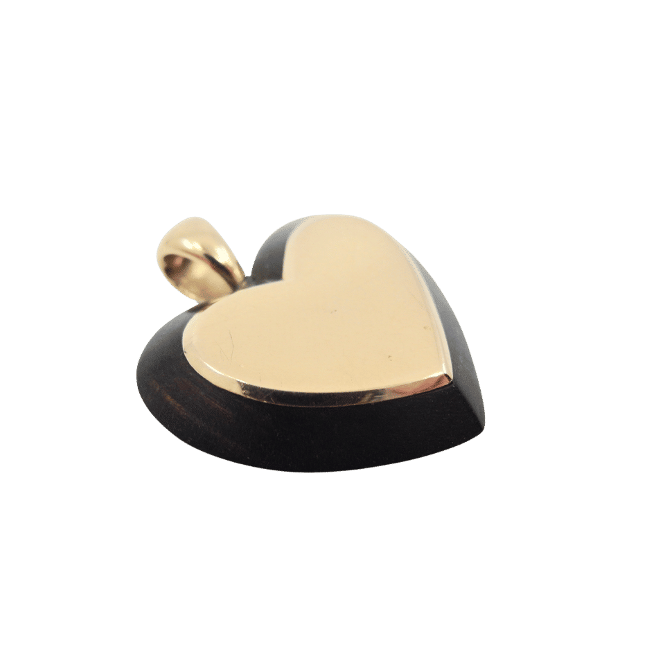 Pendentif Coeur en bois d'amourette - Castafiore