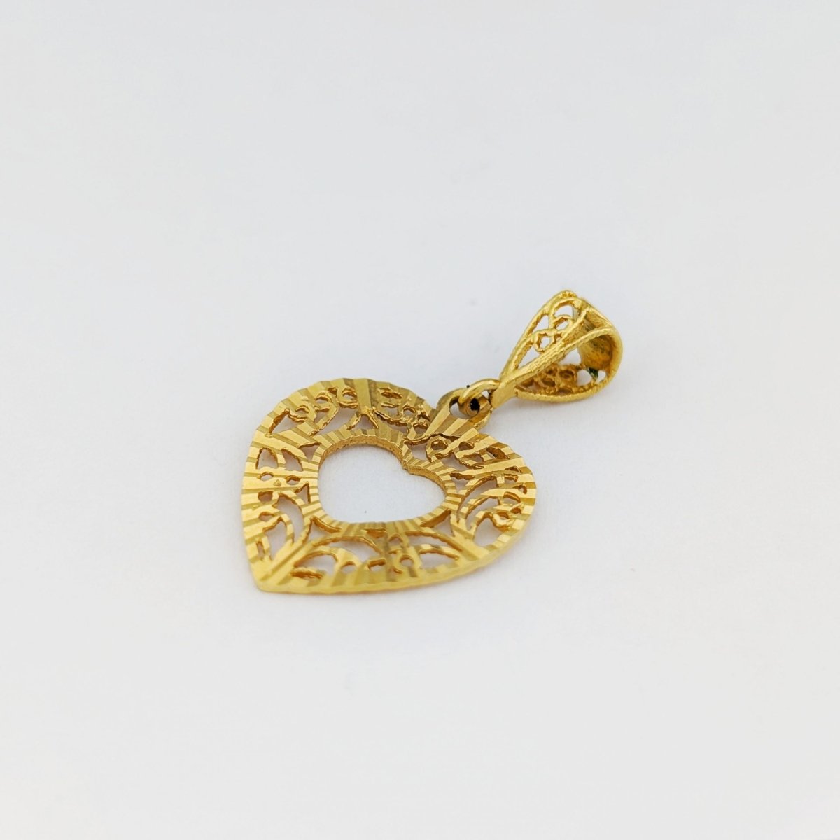 Pendentif Coeur en or jaune - Castafiore