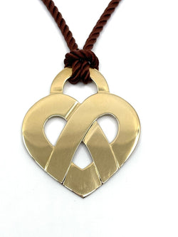 Pendentif Coeur entrelacé - Castafiore