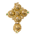 Pendentif Croix en Or jaune et Perle - Castafiore