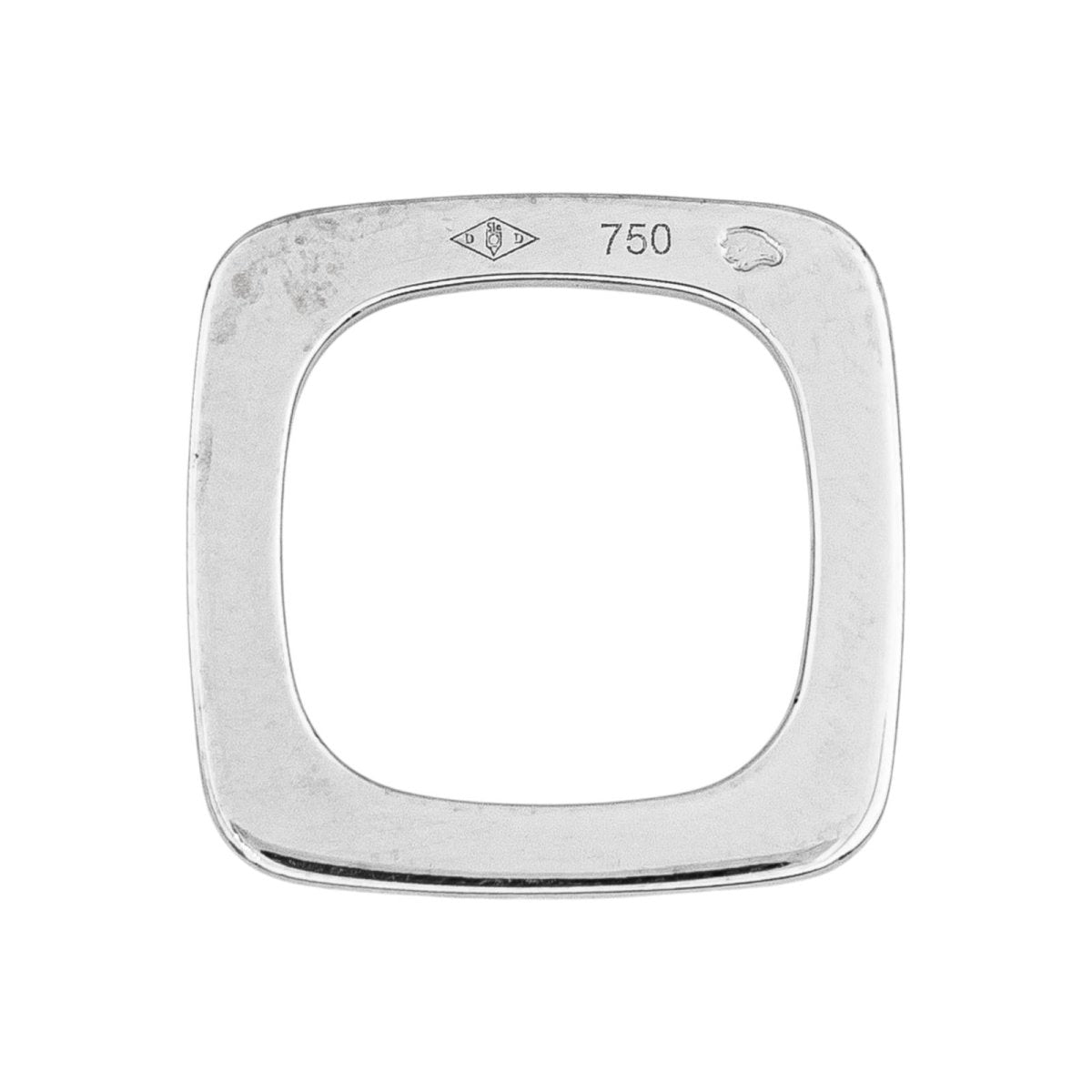 Pendentif DINH VAN "Impression" en or blanc - Castafiore