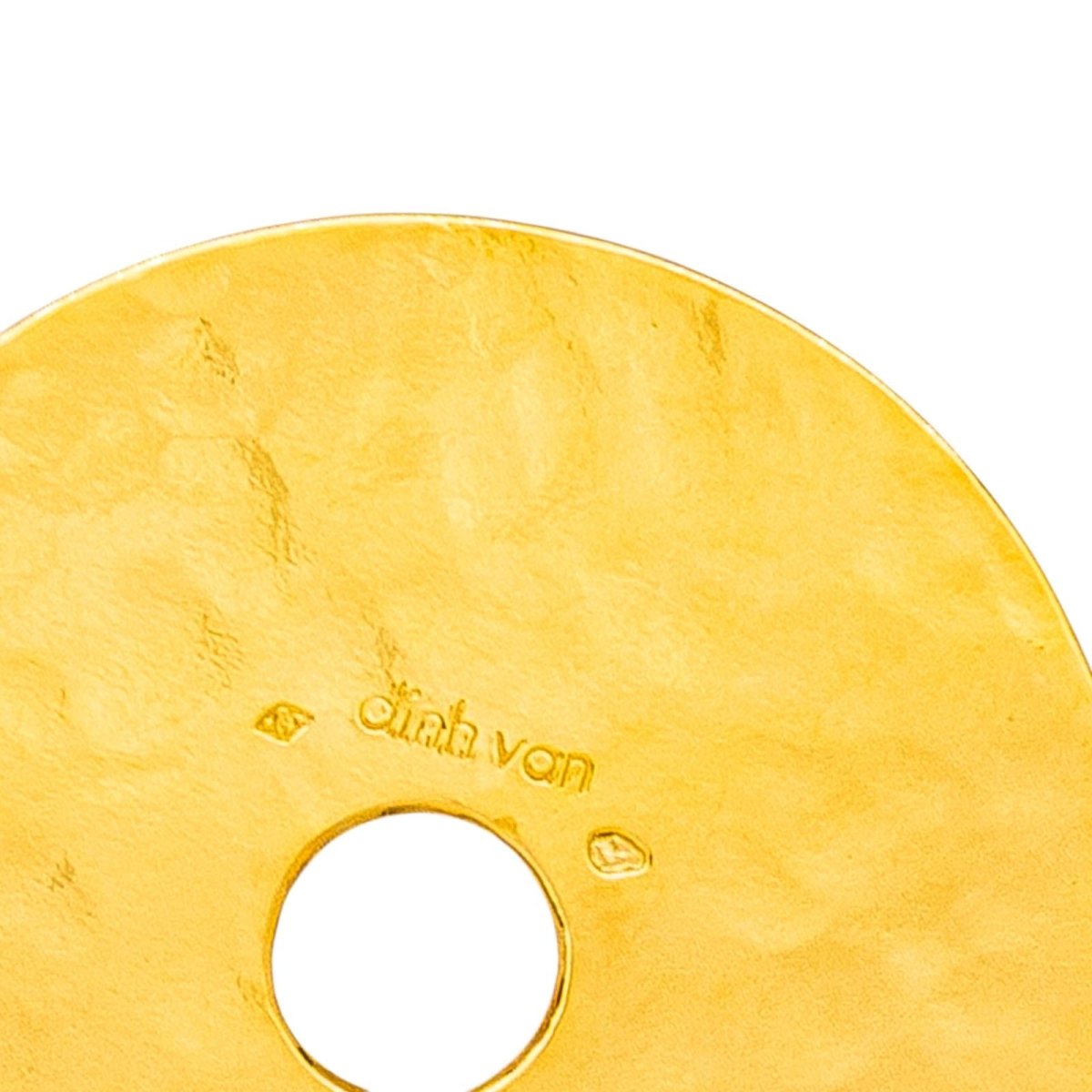 Pendentif DINH VAN "Pi" en or jaune - Castafiore