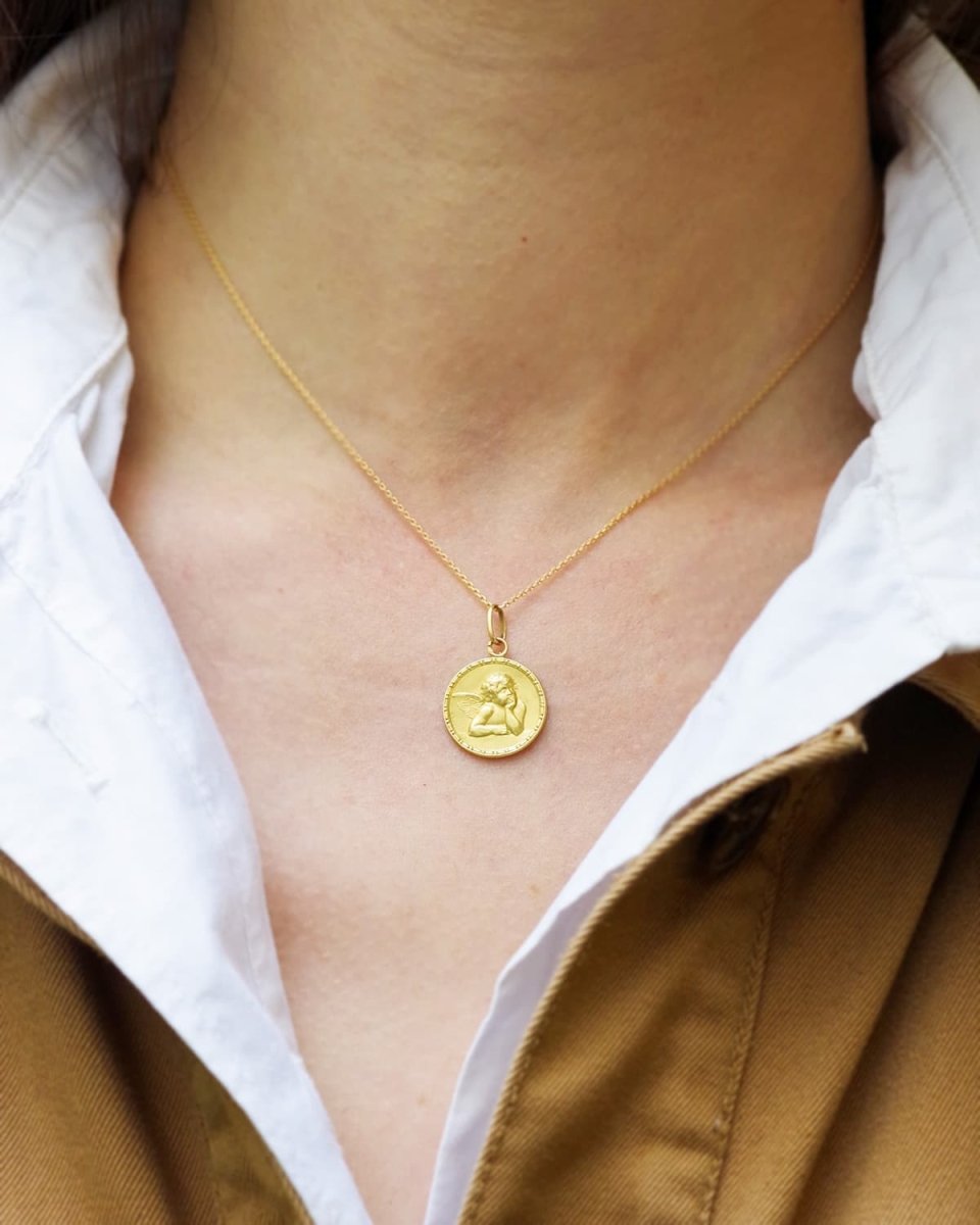 Pendentif DROPSY Ange de Raphaël en or - Castafiore