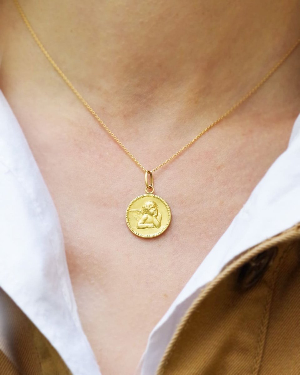 Pendentif DROPSY Ange de Raphaël en or - Castafiore