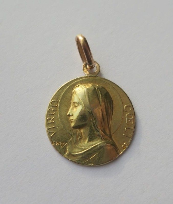 Pendentif DROPSY Vierge Marie en or - Castafiore