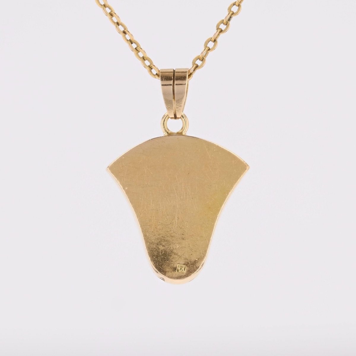 Pendentif égyptien en or jaune et émail - Castafiore