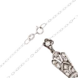 Pendentif en argent et diamants - Castafiore