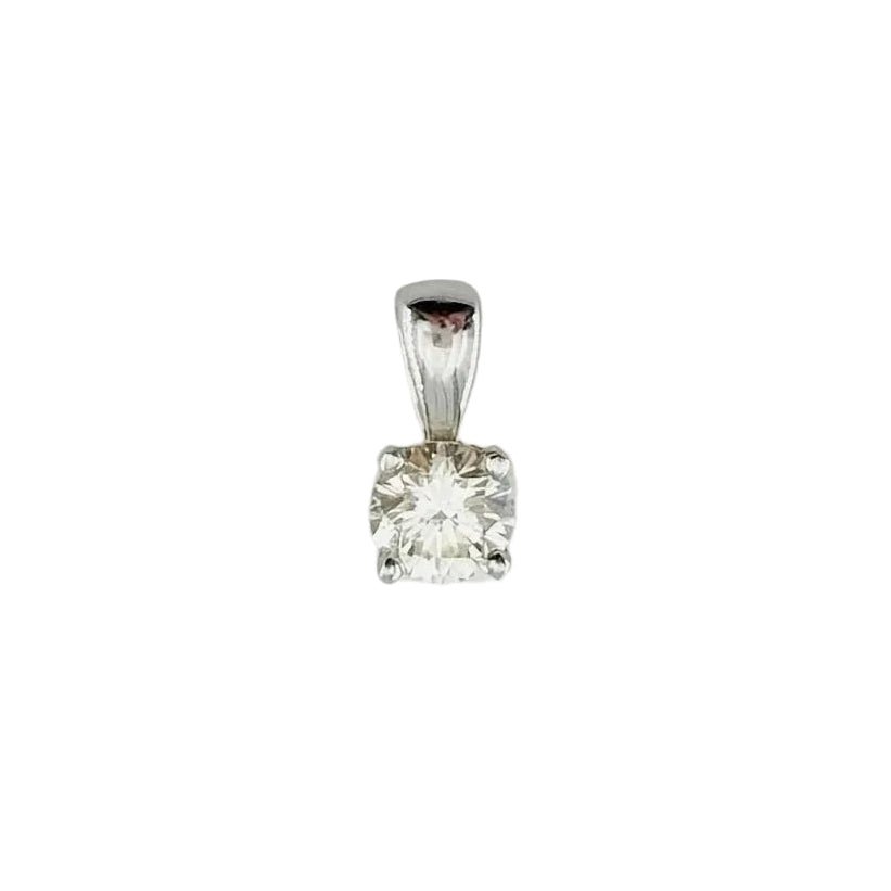 Pendentif en or blanc et diamant - Castafiore