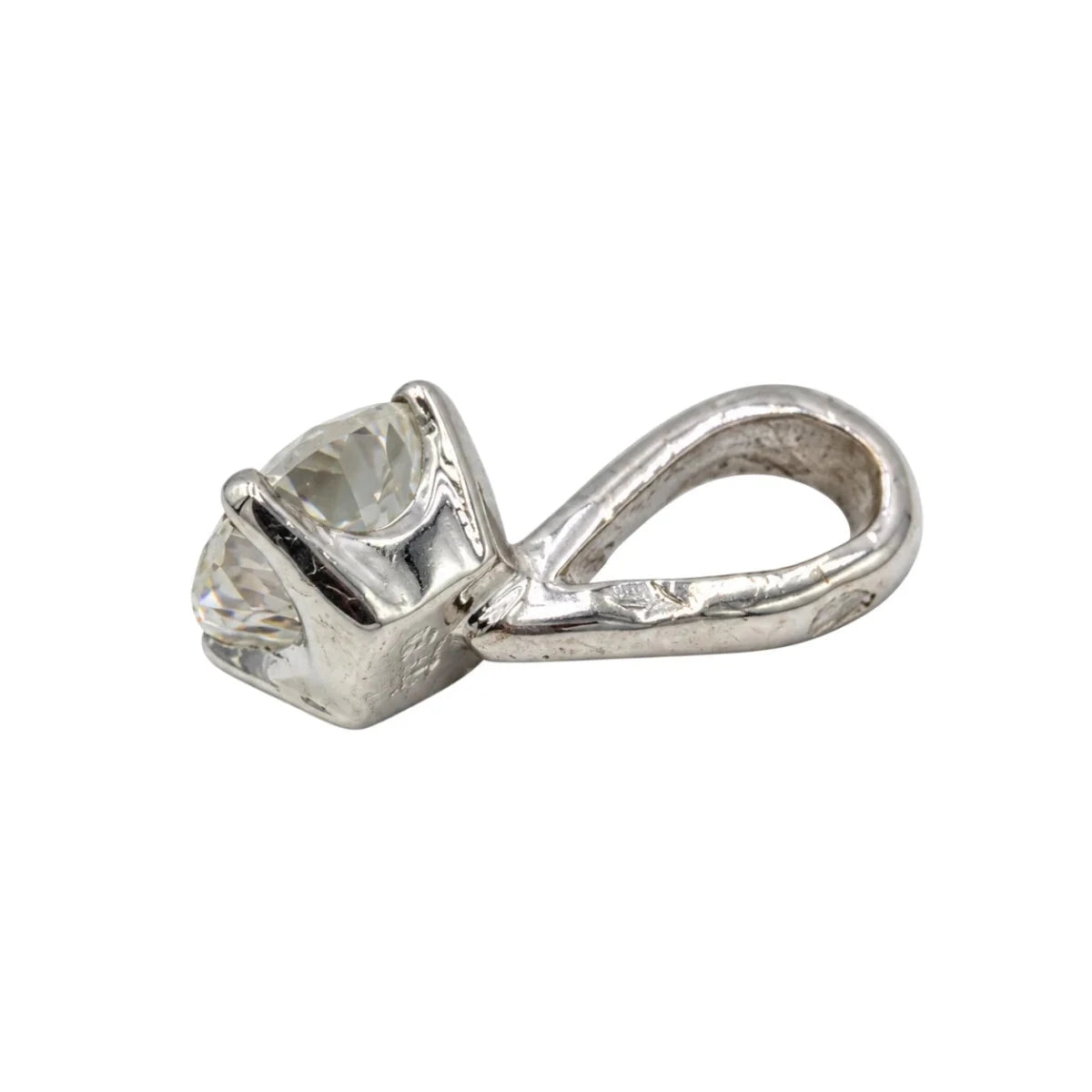 Pendentif en or blanc et diamant - Castafiore
