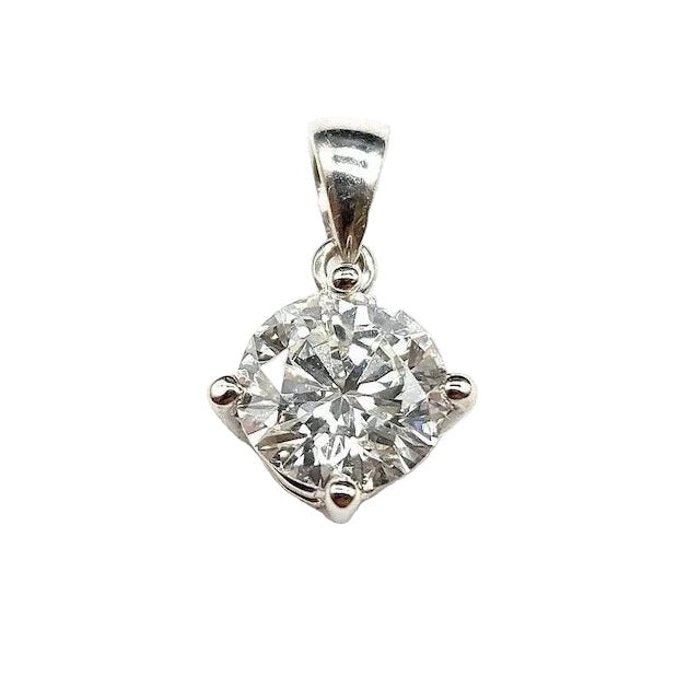 Pendentif en or blanc et diamant - Castafiore