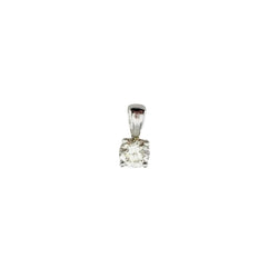 Pendentif en or blanc et diamant - Castafiore