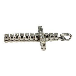Pendentif en or blanc et diamants - Castafiore
