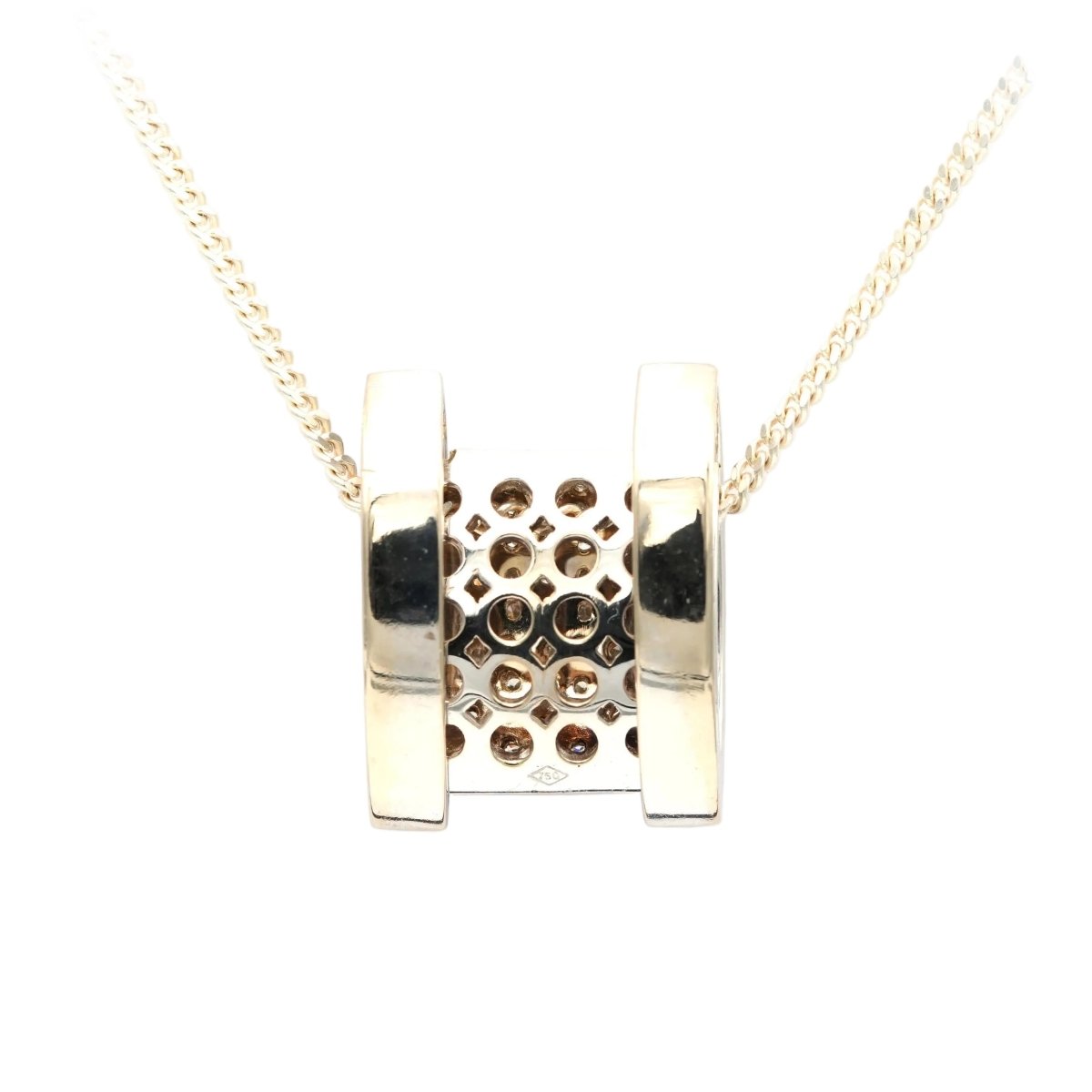 Pendentif en or blanc et diamants - Castafiore