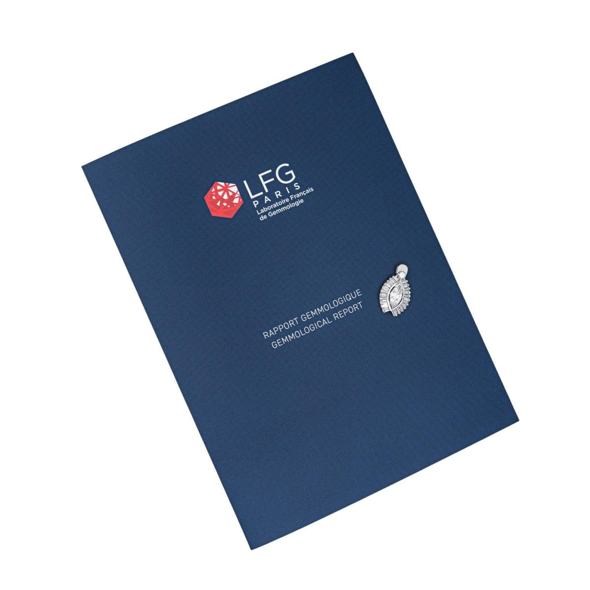 Pendentif en or blanc et diamants - Castafiore