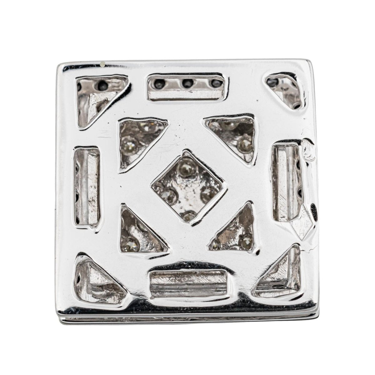 Pendentif en or blanc et diamants - Castafiore