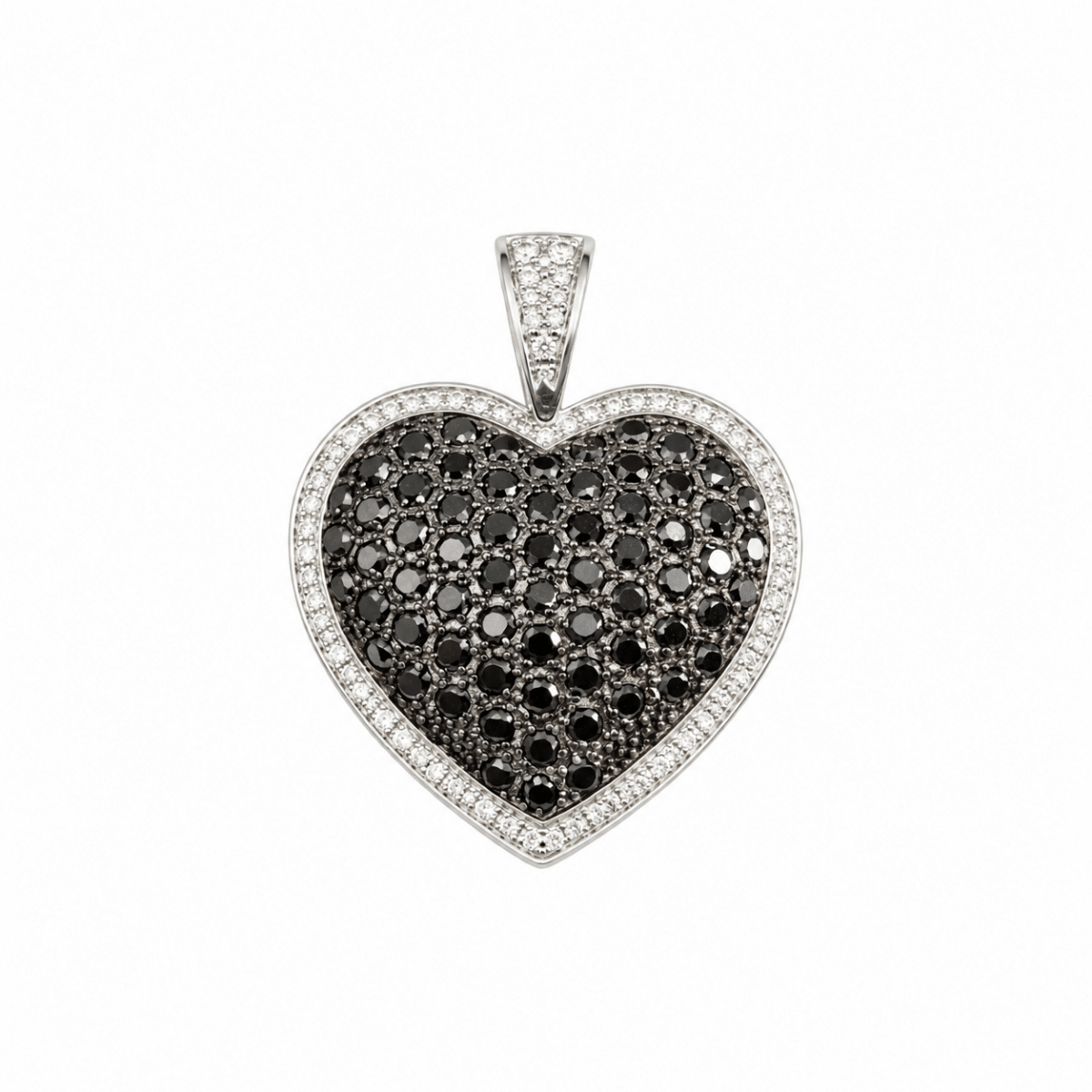 Pendentif en or blanc et diamants - Castafiore