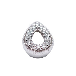 Pendentif en or blanc et diamants - Castafiore