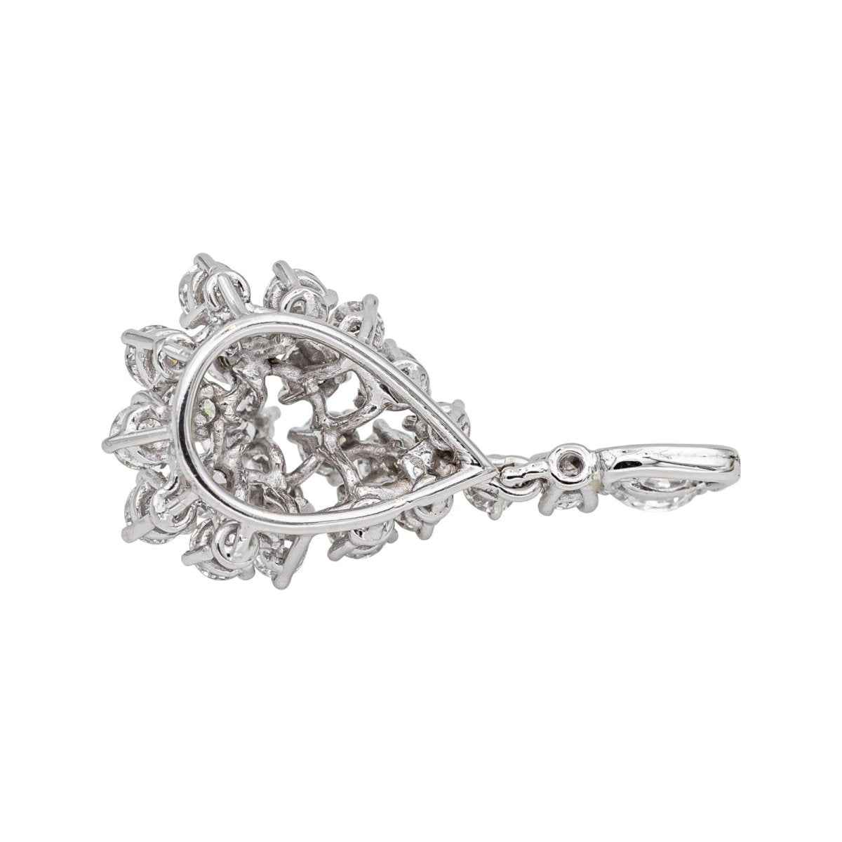 Pendentif en or blanc et diamants - Castafiore