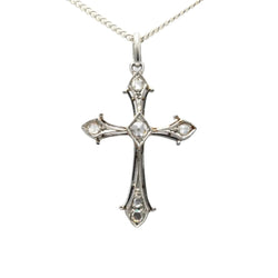 Pendentif en or blanc et diamants - Castafiore